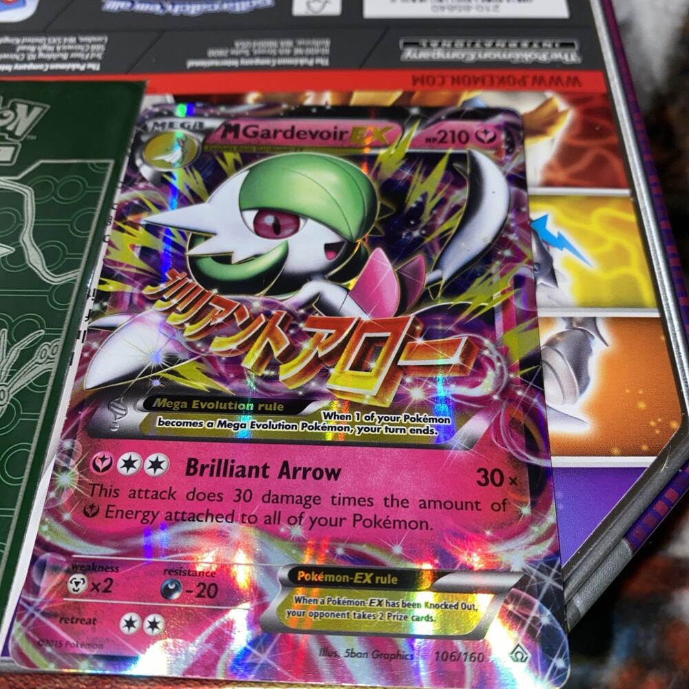 Pokemon XY Primal Clash Holo Ultra Rare M Gardevoir EX 106/160